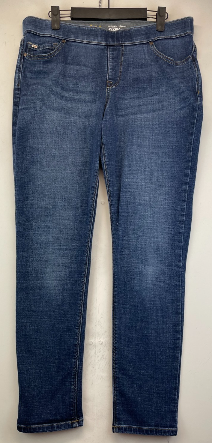 Lee Denim Legging - Womens Size 12 - Blue - Mid Rise Pull On (3592)