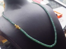 Video Certified Natural A Jade Jadeite Circle Bead Necklace 23 inches 420129