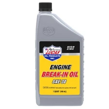 Lucas Oil 10630 Single High Zinc SAE30 Engine Break-In Racing Oil 1 Quart Bottle
