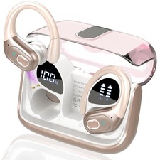 Wireless Earbuds 75hrs Bluetooth 5.4 Headphone Sport 2026 Bluetooth Earbuds