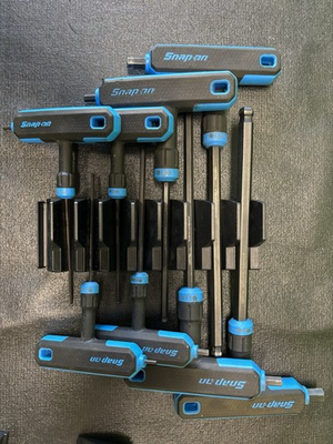 #ad snap on tools AWBSGM800A 8 pc Metric T Shaped L Shaped Combination Ball Hex $100.00