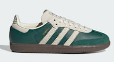Sz 6.5 - Kid's adidas Samba OG J 'Dark Green Beige' JH7862