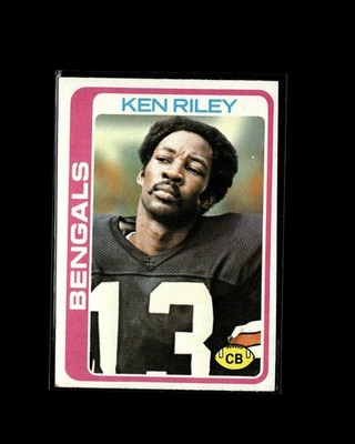 1978 TOPPS KEN RILEY  #115 BENGALS E6