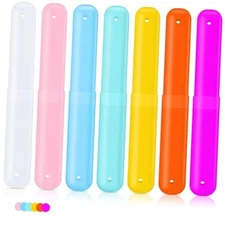 Pieces Plastic Toothbrush Holders Portable Travel Toothbrush Case 60 Colorful
