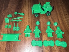 Vintage Lego 7595 TOY STORY ARMY Set Green Toy Soldier