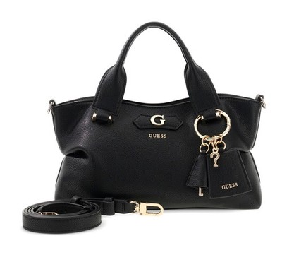 GUESS Suzy Mini 3 Compartment Satchel Handtasche Tasche Black schwarz Neu