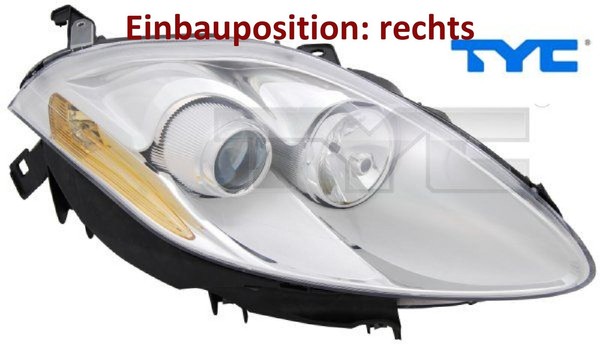 Tyc 20-11137-05-2 Hauptscheinwerfer Rechts Scheinwerfer Frontscheinwerfer-image