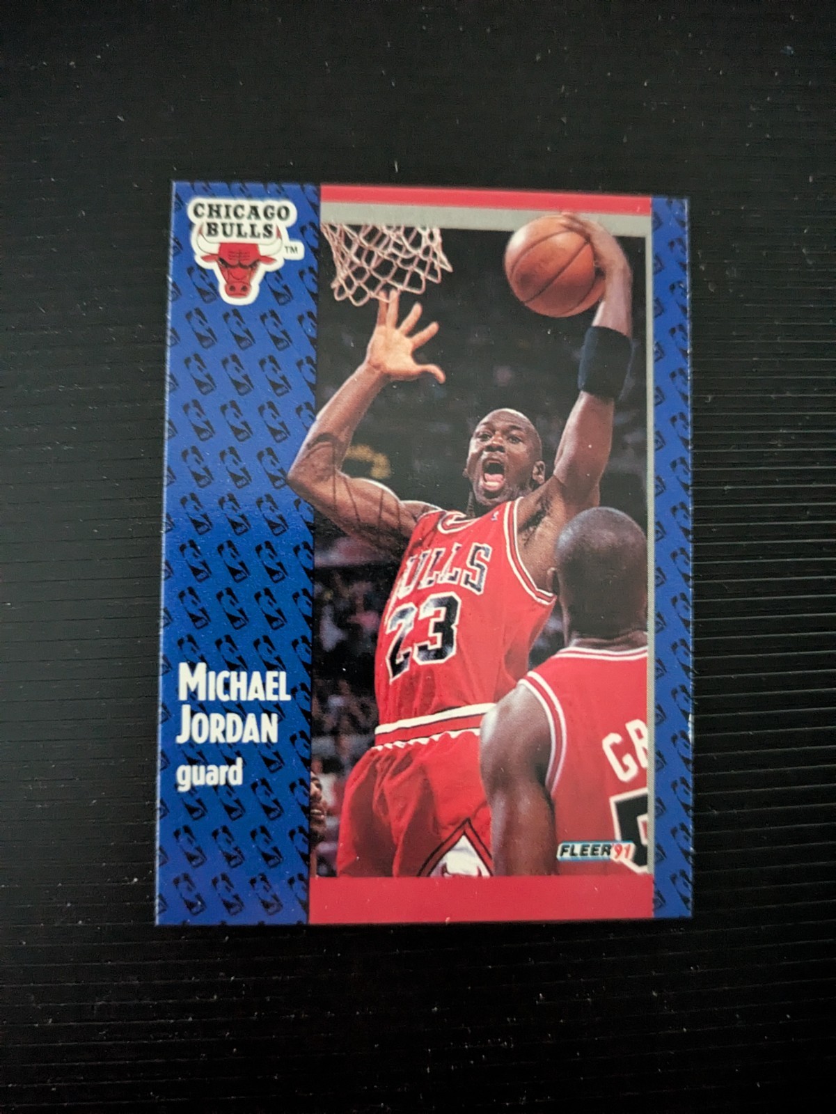 MICHAEL JORDAN 1991-92 Fleer Basketball Card #29 Chicago Bulls