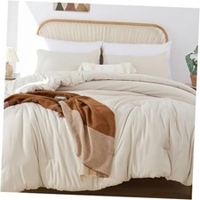 Oversized King Comforter 3pcs 1 Boho Oversized King Comforter 120"x98" Beige