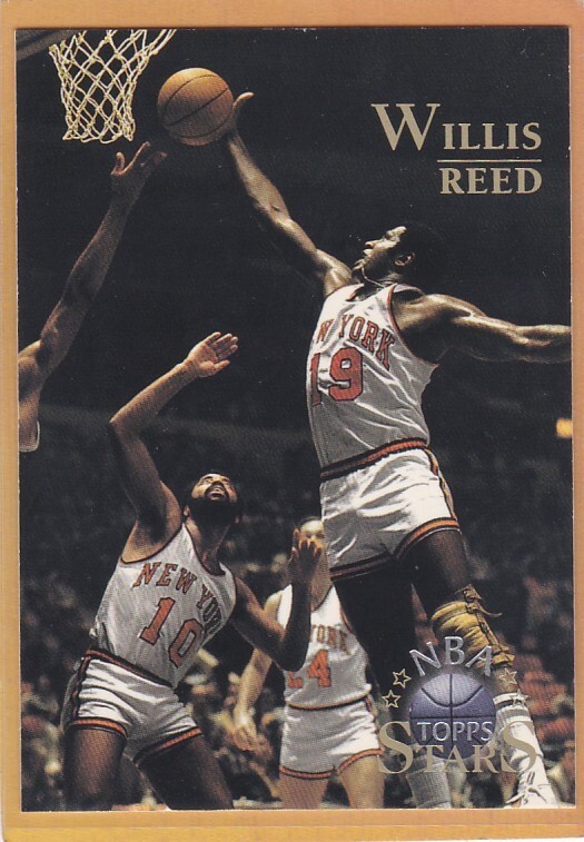 1996 TOPPS NBA STARS BASKETBALL WILLIS REED #37 KNICKS NMMT/MINT