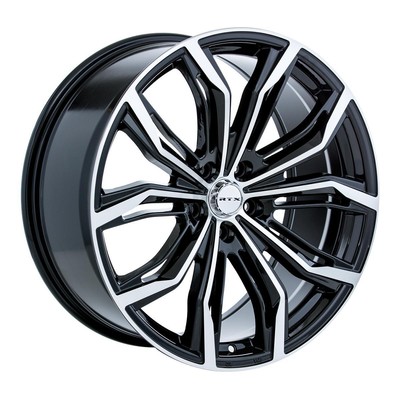 16 Inch Black Alloy Wheel Rim for Toyota Prius Plug-In, RTX 82415 16x7 5x100 5Lu