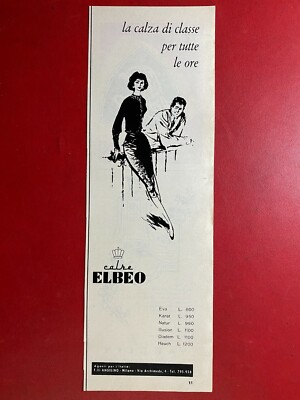 (P142) ELBEO SEXY UNDERWEAR SOCKS 33x11 cm Advertising Advertising Clipping