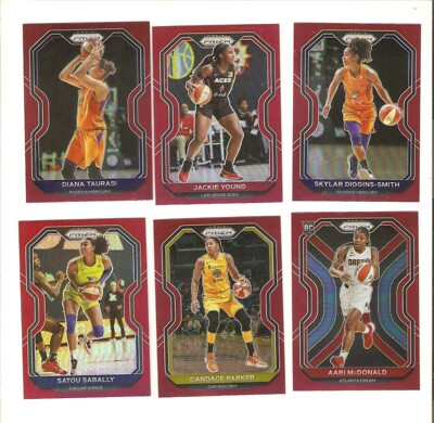 2021 panini wnba red /299, u-pick, complete your set