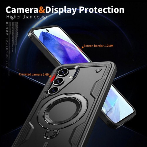 For Samsung Galaxy A16 A05S A15 A25 A35 A55 A14 Shockproof Ring Stand Case Cover - Picture 16 of 53