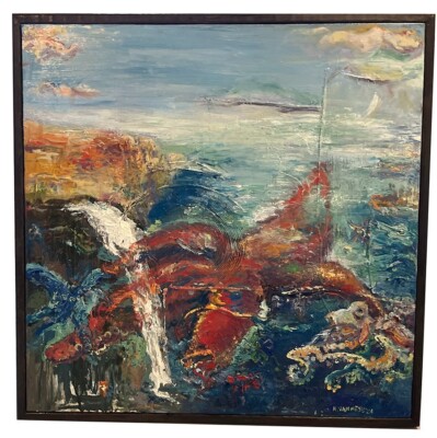 'How Deep is Your Love?', Oil Painting, Seascapes, by Van Ness