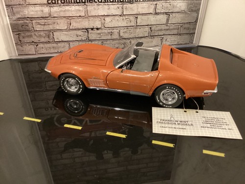 1:24 Franklin Mint 1972 Chevrolet Corvette ZR1 LE Diecast Reproduktion CFM # 43