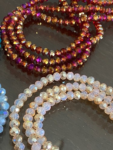 6mm Facettierte Kristall Glasperlen Hochwertig glänzend DIY Schmuck Basteln - Bild 14 von 47