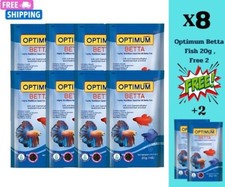 X8 Optimum Betta Fish Food Aquarium High Nutritious Color Growth Micro Pellet20g