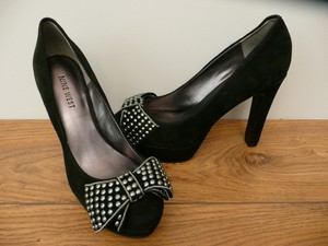 nine west studded heels