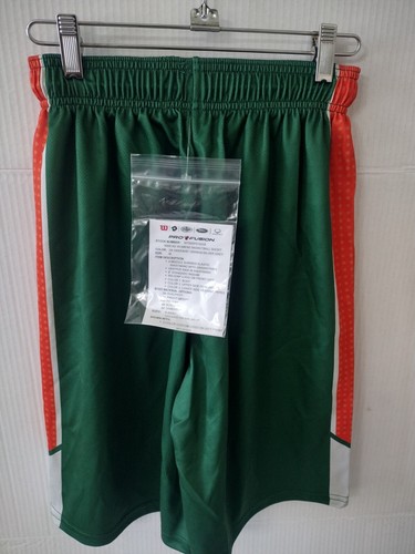 Vintage Colosseum Shorts Green Orange University Of Miami Gym Men’s Size M - Picture 2 of 3