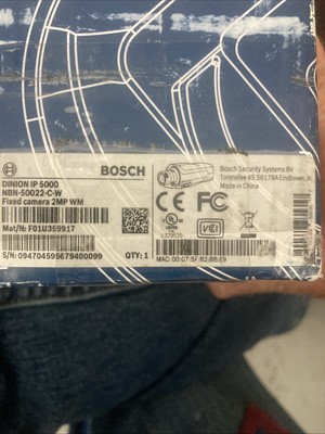 Bosch Dinion Up 5000 2 mp Camera