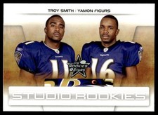 2007 Leaf Rookies & Stars SR-37 Troy Smith / Yamon Figurs Ravens Card
