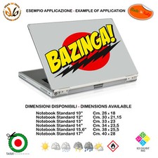 Bazinga big bang sticker notebook tablet sticker TV picture print pvc 1pc