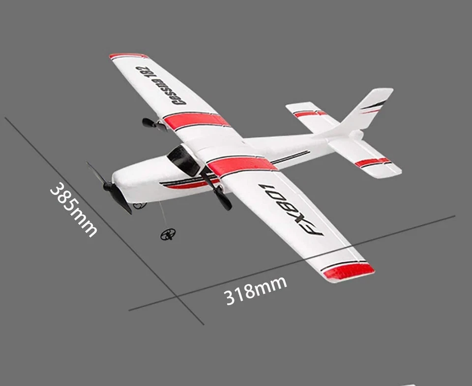 Avión RC Foam Cessna 182 - Kit Hágalo Usted Mismo con 2 Baterías, EPP Diseño Ligero Foto 4 de 4