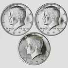 1973 P D S   P & D Kennedy Half IN CELLO + Proof (3 Coins)