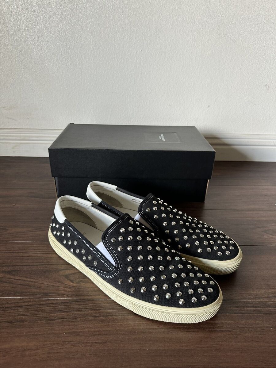 Saint Laurent Paris YSL - Studded Skate Slip On Sneakers Saint Laurent Paris YSL - Studded Skate Slip On Sneakers