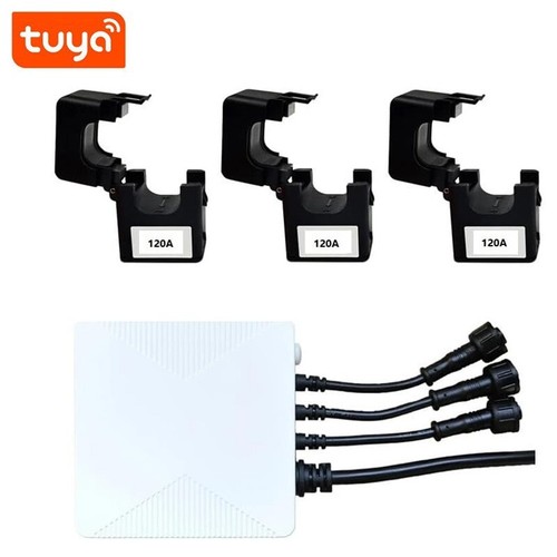 Tuya Smart WiFi Three-Phase Bidirectional Energy Meter and Current Clamps - Afbeelding 3 van 54