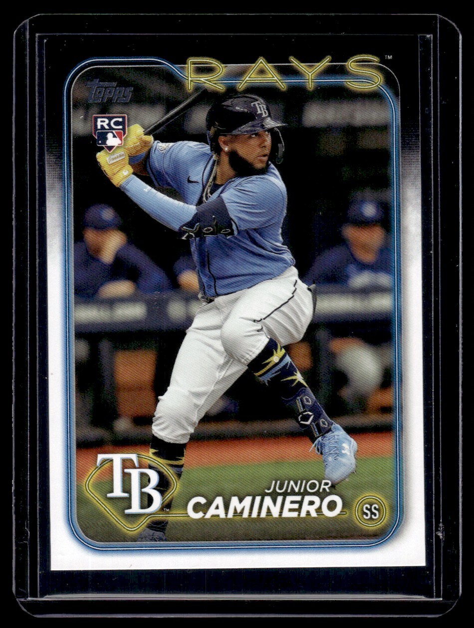 2024 Topps Series Two Junior Caminero RC Tampa Bay Rays #628