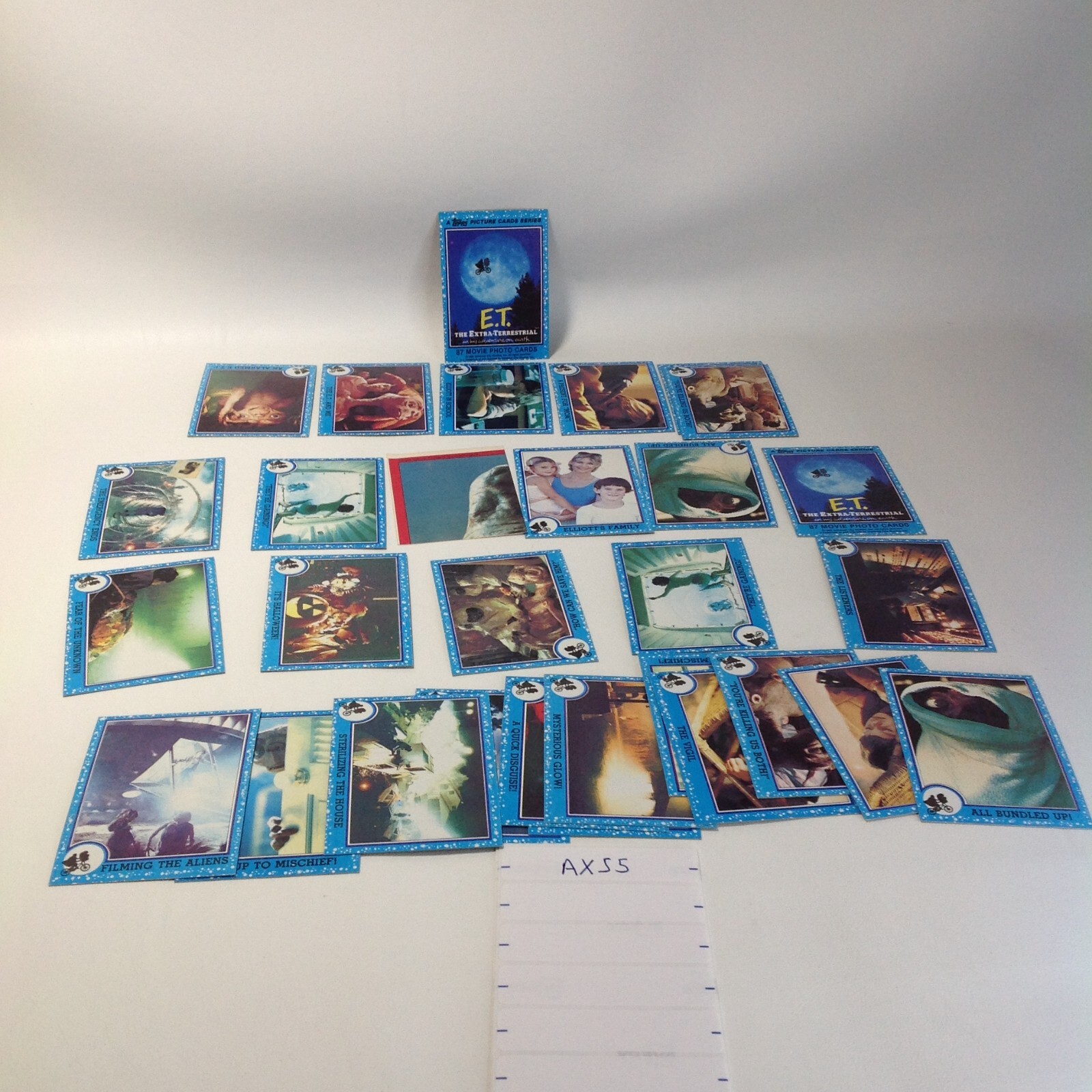 Lot of 30 Vintage ET Trading Cards 1982 eBay