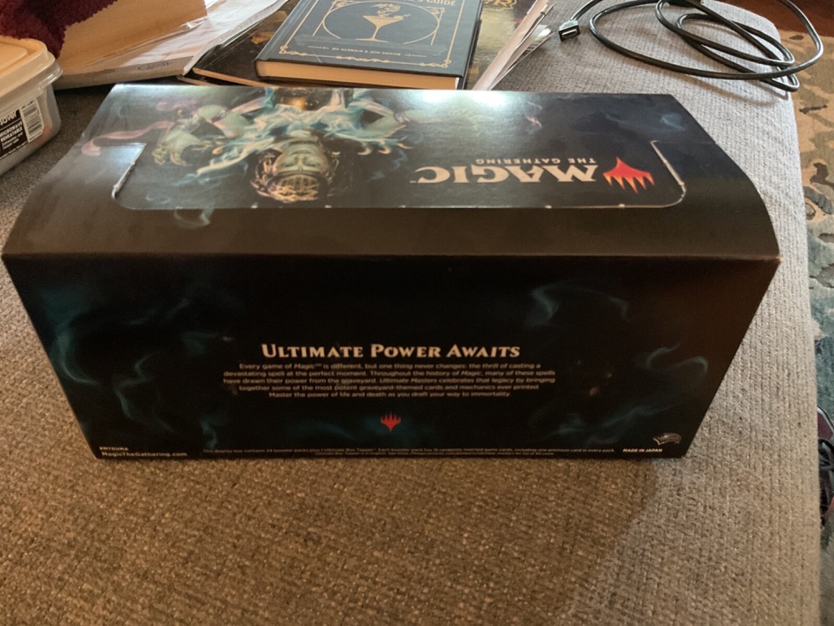 MTG Magic The Gathering Ultimate Masters Booster Box Only Empty NO CARDS |  eBay