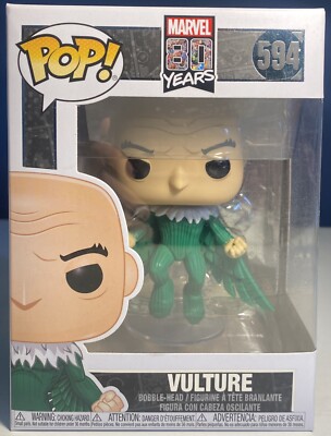Funko pop! Vulture #594 Neu TOP Zustand Marvel 80 years bobble head pop!
