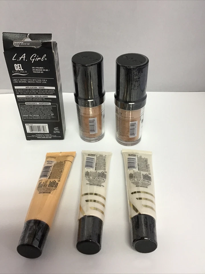 L.A. Girl Set : 2   Foundation 2 Illuminator 1 Correcting  Primer 1 Gel Eyeliner - Image 2 of 4