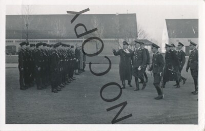 100% Original Foto WK2 LW GFM besucht Panzertruppe  #98