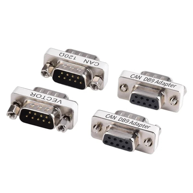 DB9 Male to Female CAN Bus Terminal Resistance 120Ohm Serial 485