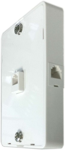 Network Wiring Wall Plate Telephone Stud Phone Hanger RJ11 Screw Terminal 74212B - Picture 3 of 5
