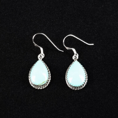Indianerschmuck Ohrringe Tropfen Türkis Southwestern Style Westernschmuck S243-3
