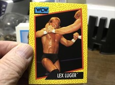 WCW WORLD CHAMPIONSHIP WRESTLING  1991 TRADING CARD #  17 LEX LUGER