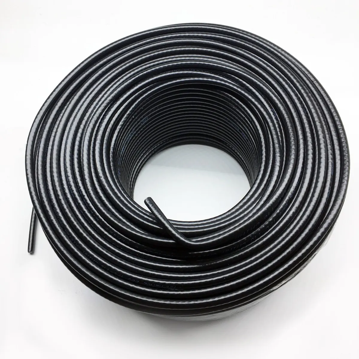 500ft Black Coaxial RG6 Cable Trishield 77% 18 AWG Solid Core 500&#039; Coil | eBay