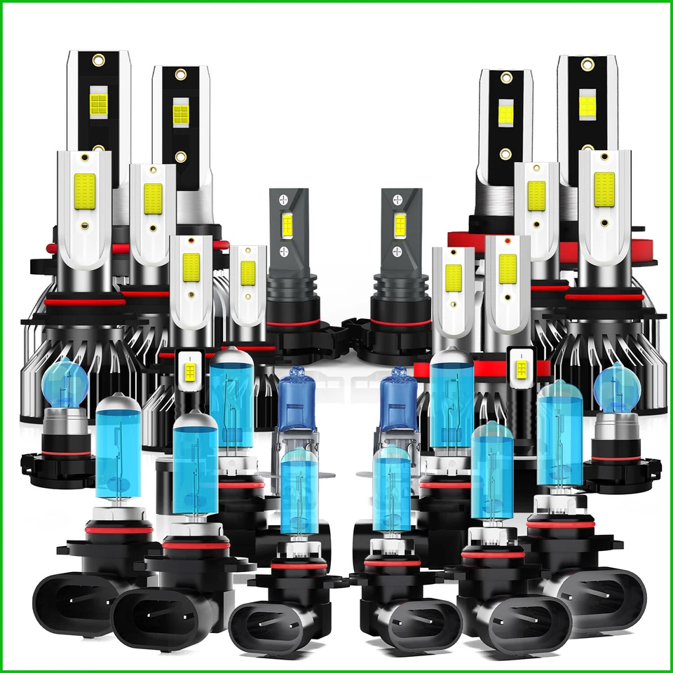 H1 H4 H7 H8 H11 9005 9006 LED Scheinwerferlampen Canbus Bright 6000K 100W 12V - Image 2 of 4