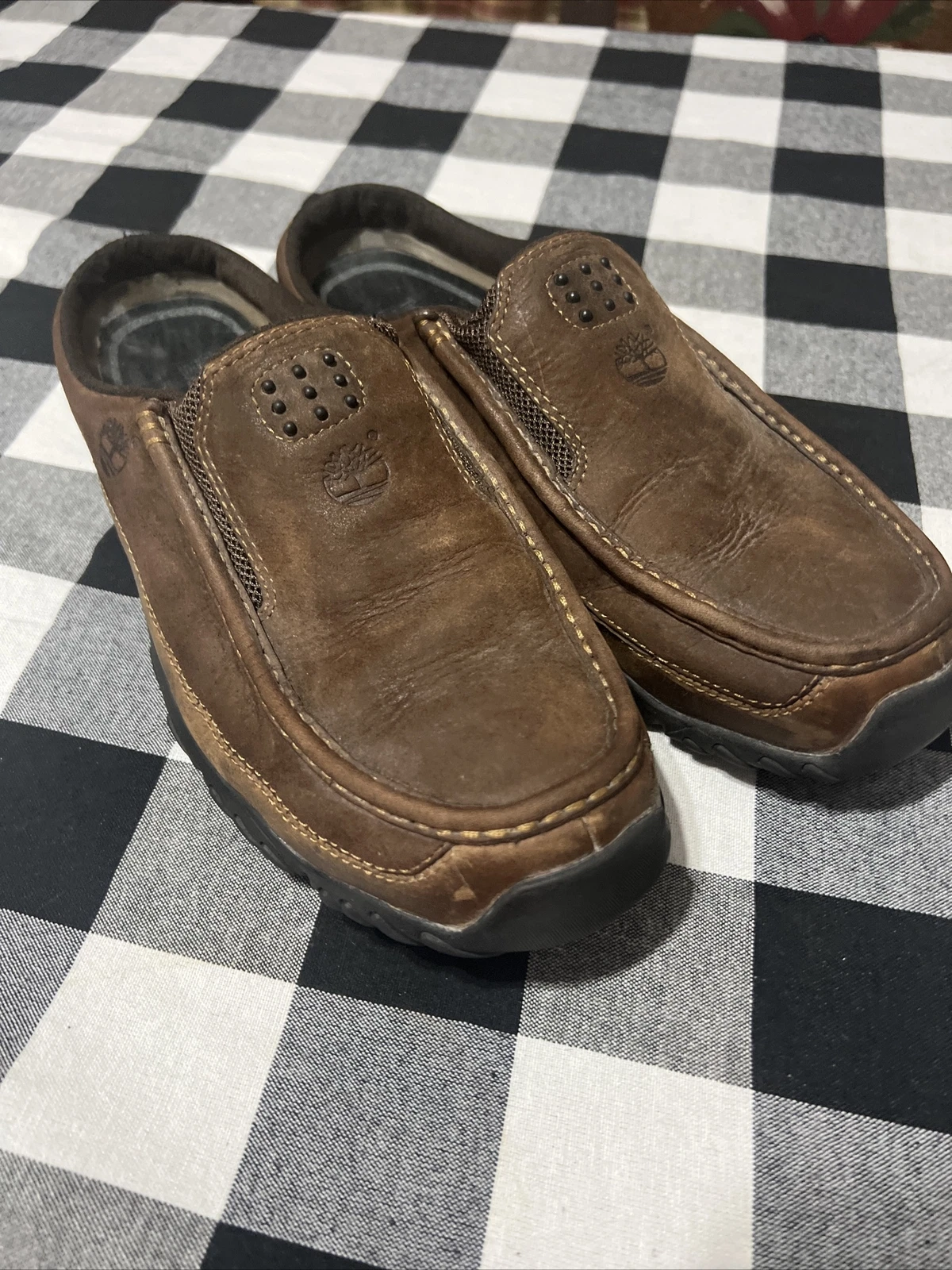 Mocassino Timberland Uomo 8 Smart Comfort TAN Pelle Scamosciata SLIP ON SLIDE 88068