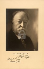 William H. Taft 1 Signed RPPC Photo Postcard Copy