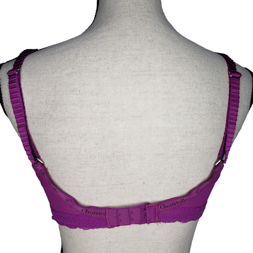 Chantelle Bra C Chic Spacer Underwire Light Lining Purple 36DD - Picture 3 of 4