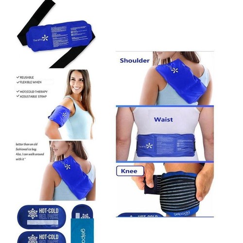 Ankle Ice Pack and Wrap - Reusable Hot Cold Compress and Swelling For Ankle C7P0 - Picture 12 of 20
