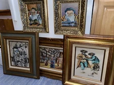 Lot Of 5 Jewish Paintings