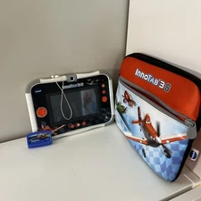 VTech InnoTab 3S WiFi Kids Learning Tablet No Charging Cord-1 Game And Case