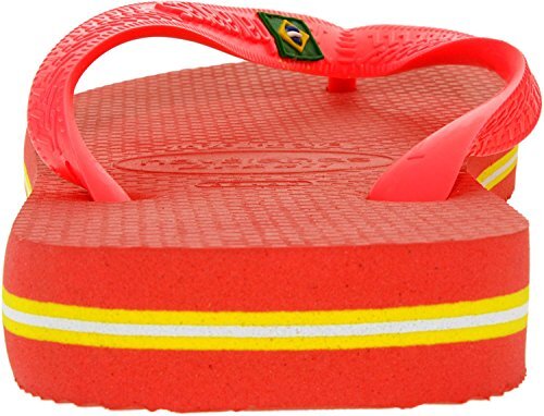 Havaianas Womens Flip Flop Sandals Brazil Flag Top Ankle-High Coral New Size 7/8 - Photo 5/5
